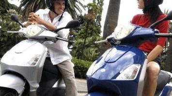 Lo scooter Fly prodotto con il marchio Piaggio