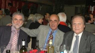 Paolo Lazzotti l’ultimo a destra con Moriconi e Campioli