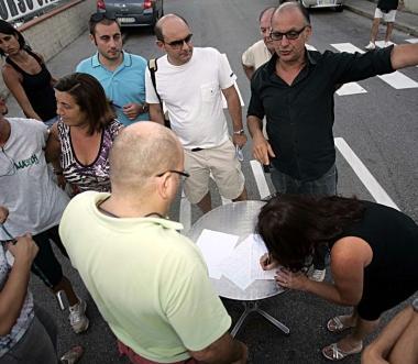 Le proteste contro la velocit&agrave; in Via Nova 