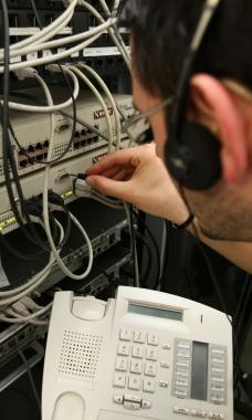 Una sala intercettazioni 