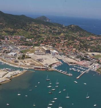 Larea destinata ad ospitare il nuovo approdo turistico di Portoferraio  