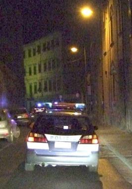Una volante della polizia 