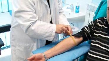 Un prelievo di sangue