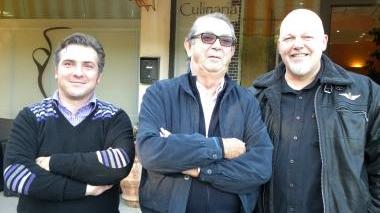 Da sinistra Stefano Innocenti, Lando Cappellini e Riccardo Vergombello