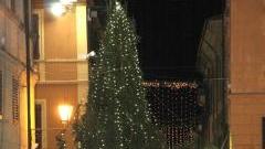 Le luci di Natale dello scorso anno