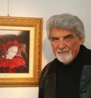 Il pittore Riccardo Benvenuti   