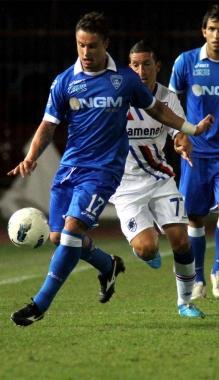Il mediano azzurro Manuel Coppola &egrave; in corsa per un posto da titolare in vista della sfida di domenica a Modena 