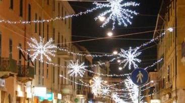 Corso Italia con la luminaria