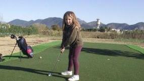 Una prova di golf al Cus Pisa