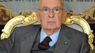 Il presidente Giorgio Napolitano