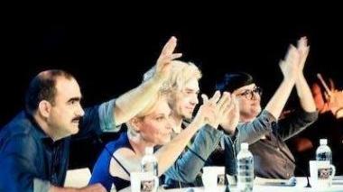 <b>GIUDICI.</b> Elio, Simona Ventura, Morgan e Arisa