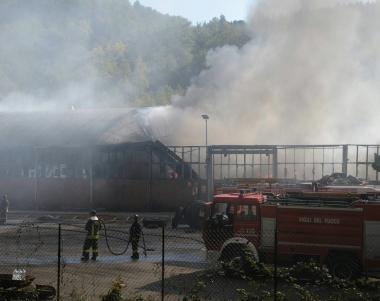 Lincendio alla Ste.Mar. 