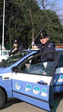 Una Volante della polizia    