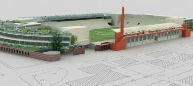 Unipotesi di progetto per il nuovo stadio 