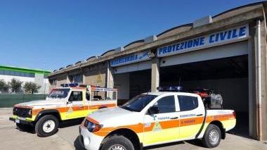 Il nuovo capannone per i mezzi di Protezione civile e Misericordia