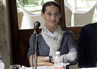Cristina Scaletti, assessore regionale alla cultura, presente ieri mattina alla conferenza stampa in Provincia         