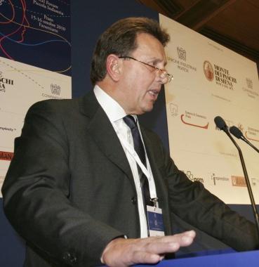 Il presidente dellUnione industriale Riccardo Marini   