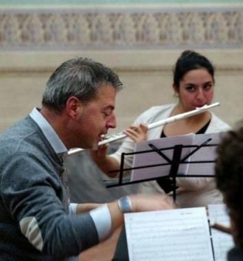 Paolo Zampini e Francesca Dolce al flauto  