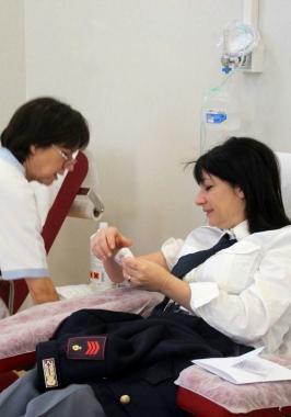 Gli agenti donano il sangue all'Avis in favore dei malati