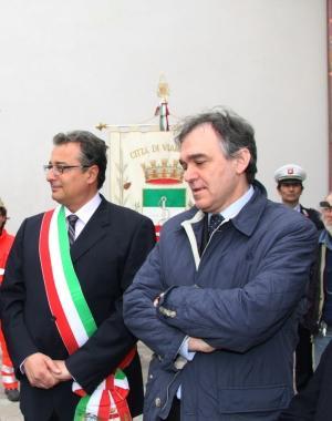Rossi (a destra) con Lunardini 