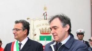 Rossi (a destra) con Lunardini