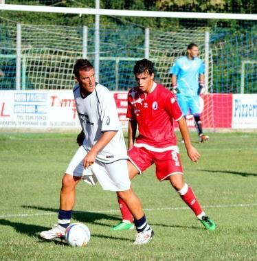 Matteo Balleri durante la partita amichevole contro il Pisa 