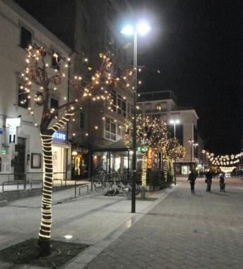 Il centro a Natale 