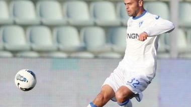 Daniele Ficagna in azione ieri a Modena
