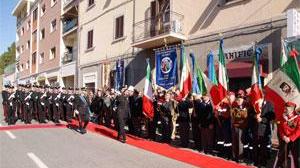 Marittimo, picchetto per l'intitolazione della caserma