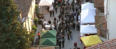 Sopra e in basso alcuni momenti della festa dellolio 