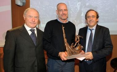 Il sindaco con Michel Platini 