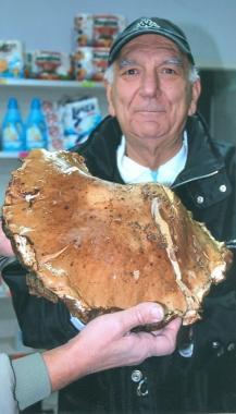 Giampiero con il maxifungo 