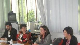 Il difensore civico ieri con la direttrice dell’Asl 6 Calamai