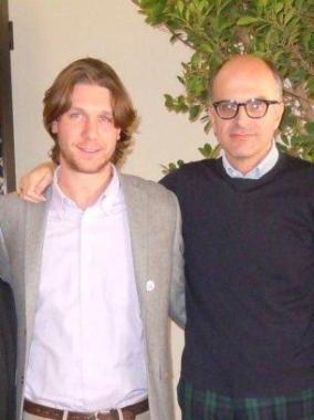 Alessio Baldi insieme allassessore Vannucchi 