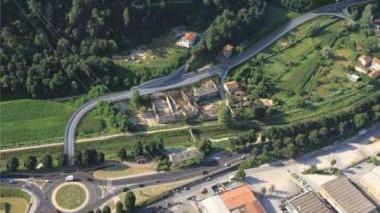 Il rendering della nuova viabilità in zona Capanne