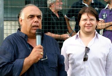 Il presidente dimissionario Mauro Filucchi insieme al sindaco 