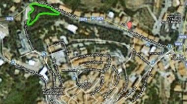 <b>L’AREA </b>individuata dai promotori, segnata in alto a sinistra