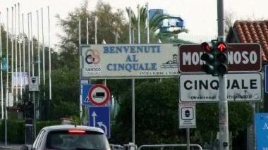 <b>LA ZONA.</b> Il viale di Cinquale