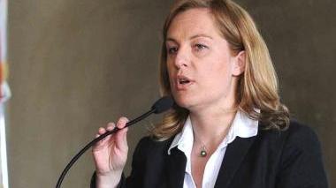 Il presidente della Provincia Federica Fratoni