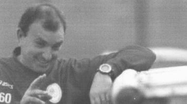 Il mister Giuseppe Angelini 