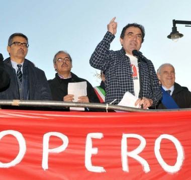 Lintervento del segretario della Fiom Gabrielli   