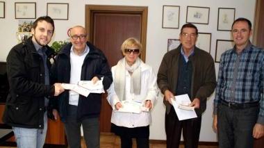 <b>PREMI.</b> I vincitori nella sede dell’Atl
