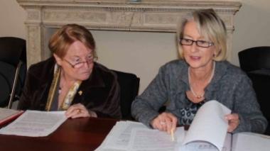 L’assessore Carla Roncaglia e Alba Procenzano