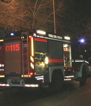 Lintervento dei vigili del fuoco     