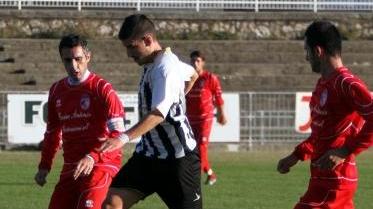 Un momento della partita di coppa Italia tra Massese e Lampo