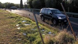 Il luogo dove è avvenuto l’incidente