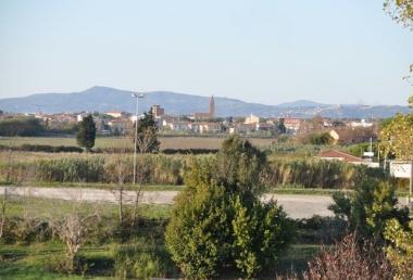 Panoramica dellarea tra lAurelia e la ferrovia interessata dallintervento 