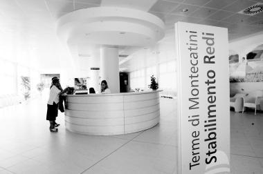 La reception delle Terme Redi     