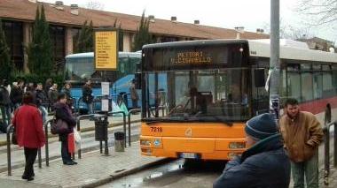 Il terminal da dove partono i bus per i paesi limitrofi