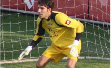 Il portiere Branduani del FeralpiSal&ograve;      